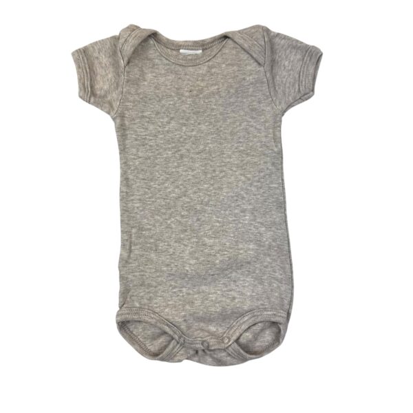 BODY GRIS CHINE - PETIT BATEAU - 3 MOIS