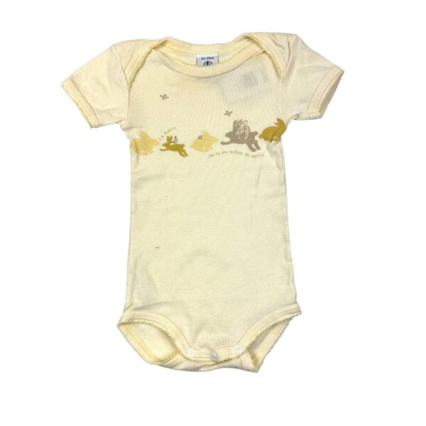 BODY LAPINS - PETIT BATEAU - 3 MOIS