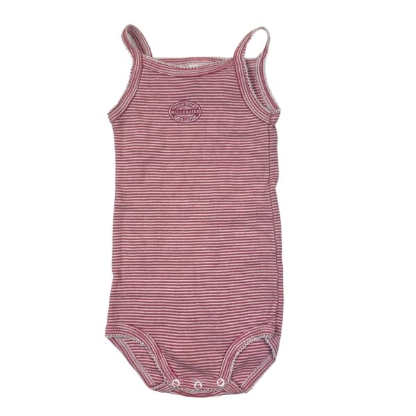 BODY SANS MANCHES MILLERAIE - PETIT BATEAU - 12 MOIS