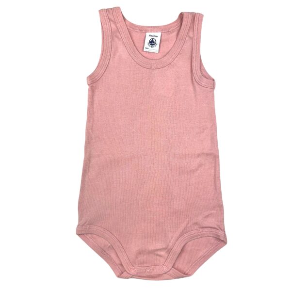 BODY SANS MANCHES - PETIT BATEAU - 12 MOIS