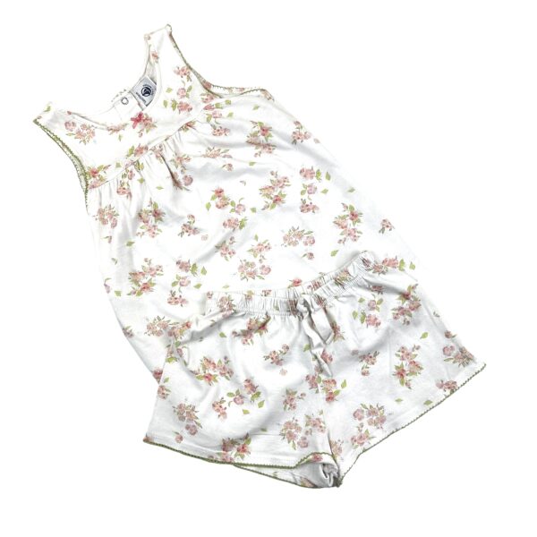 ENSEMBLE FLEURI - PETIT BATEAU - 6 ANS