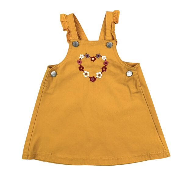 ROBE ORANGE BRODEE - SANS MARQUE - 18 MOIS