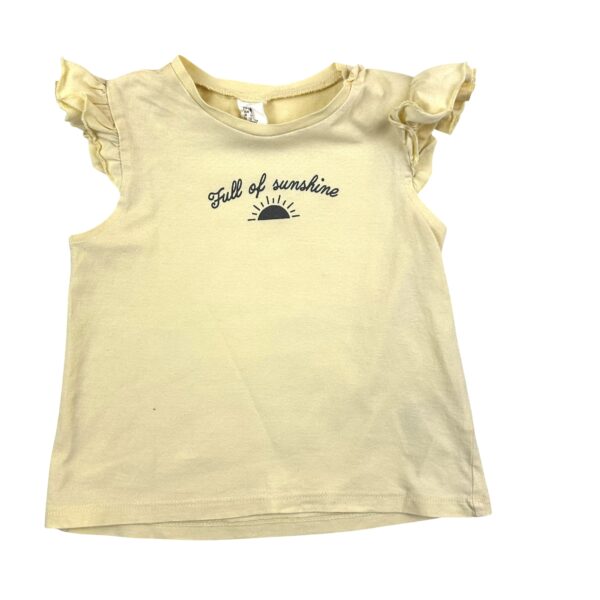 T SHIRT JAUNE - ZARA - 18 MOIS