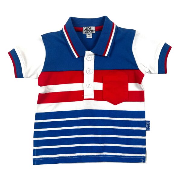 POLO TRICOLORE - NANO NANETTE - 9 MOIS