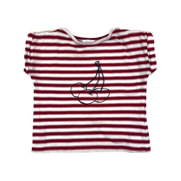 MARINIERE ROUGE CERISES - JACADI - 24 MOIS