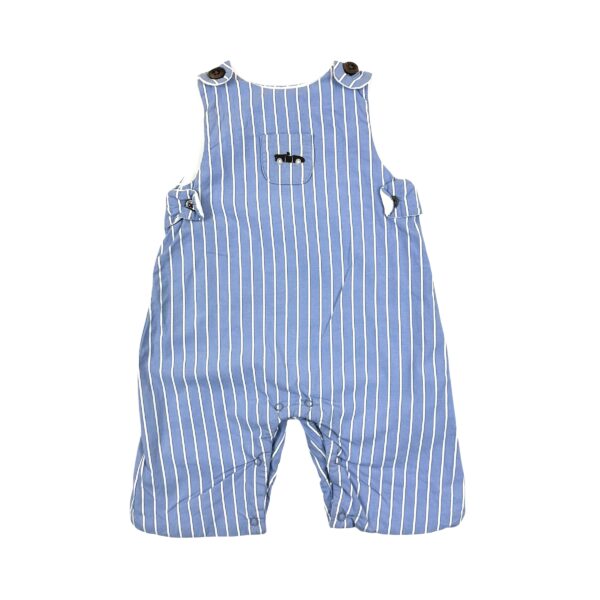 SALOPETTE BLEUE A RAYURES - JACADI - 1 MOIS