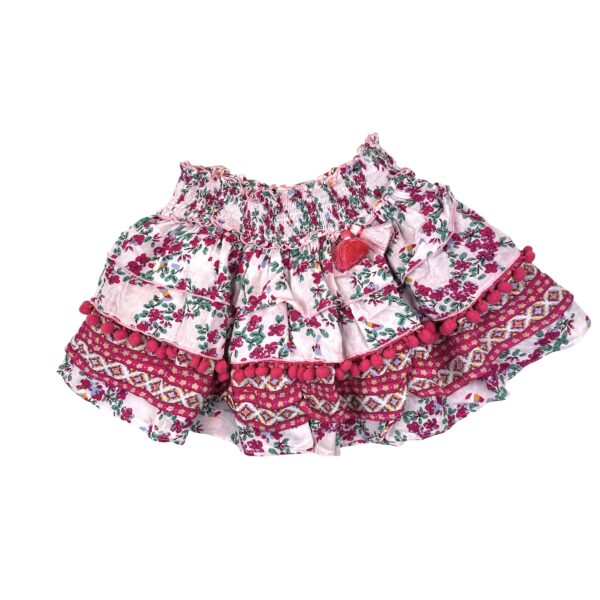 JUPE A VOLANTS - POUPETTE ST BARTH - 4/6 ANS