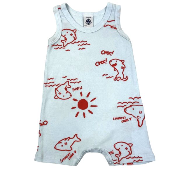 BARBOTEUSE REQUIN - PETIT BATEAU - 3 MOIS