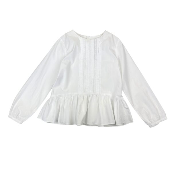 BLOUSE BLANCHE - JACADI - 8 ANS