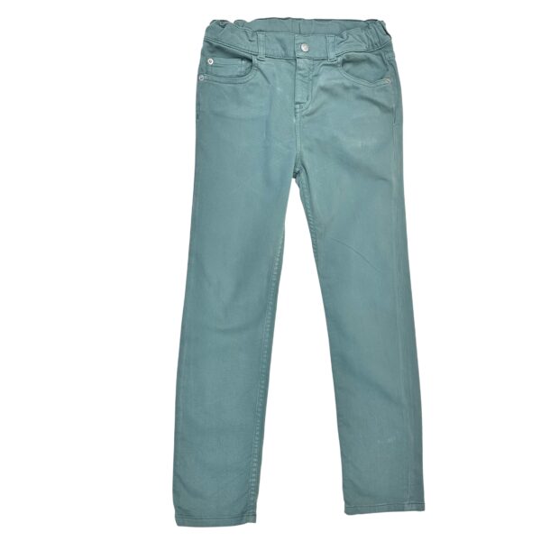JEAN  VERT - PETIT BATEAU - 8 ANS