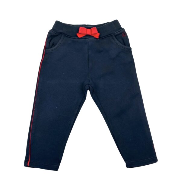 PANTALON JOGGING BLEU- PETIT BATEAU - 12 MOIS