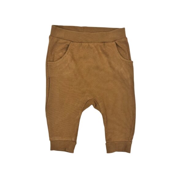 PANTALON DE JOGGING MARRON - HM - 4 / 6 MOIS