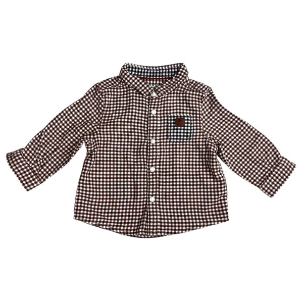 CHEMISE A CARREAUX - OBAIBI - 6 MOIS