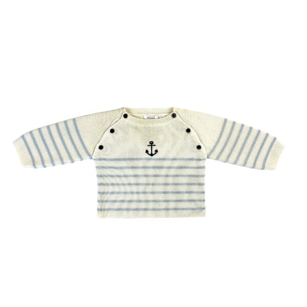 PULL MARINE- BOUTCHOU- 3 MOIS