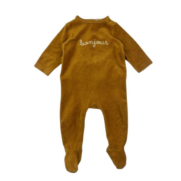 PYJAMA OCRE BONJOUR - BOUT CHOU - 6 MOIS
