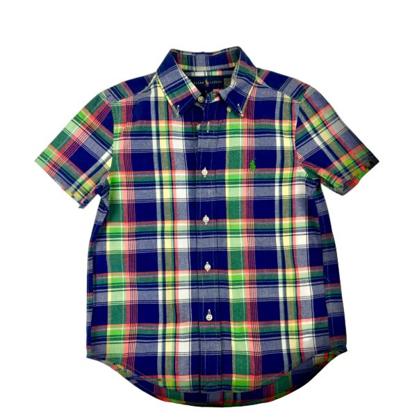 CHEMISE EN CARREAUX  - RALPH LAUREN - 6 ANS
