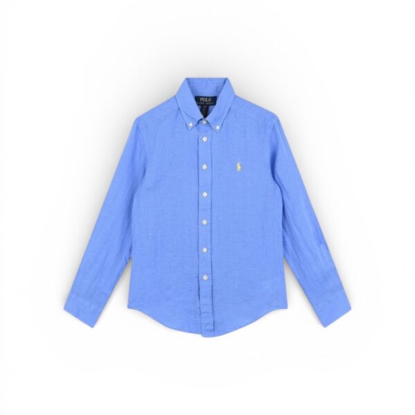 CHEMISE BLEU CLAIR - RALPH  LAUREN - 10/12 ANS