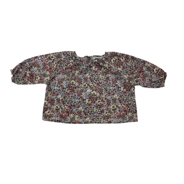 BLOUSE FLEURIE - ALICE A PARIS - 1 MOIS REF:22DQ59