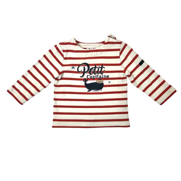 T SHIRT MANCHE LONGUE CYRILLUS - 9MOIS